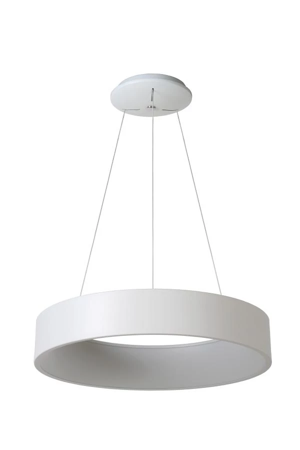 Lucide TALOWE LED - Suspension - Ø 60 cm - LED Dim. - 1x39W 3000K - Blanc - éteint